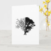 Het leven en de dood kaart (Gele Bloem)