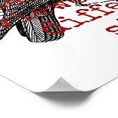 Het leven en de dood zijn één draad - de dodenlijs poster (Hoek)