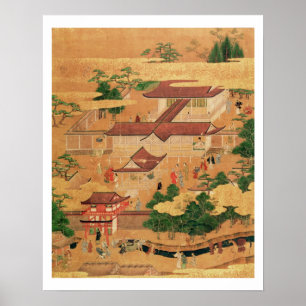 Het leven en de Pastijden van de Japanse rechtbank Poster