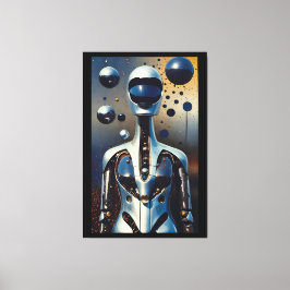 Het leven en de tijden van Cyborg Jones - Ken Gage Canvas Afdruk