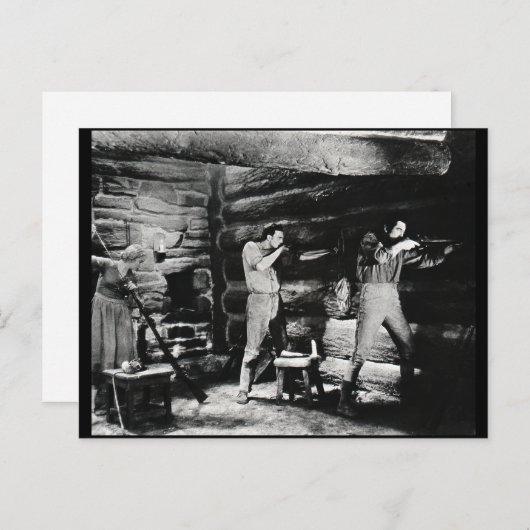 Het leven en de tijden van Daniel Boone Briefkaart (Voorkant / Achterkant)