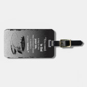 Het leven en de Waarden, geïllustreerd de citaat v Bagagelabel (Voorkant horizontaal)