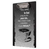 Het leven en de Waarden, geïllustreerd de citaat v Klembord (Links)