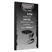 Het leven en de Waarden, geïllustreerd de citaat v Klembord (Rechts)