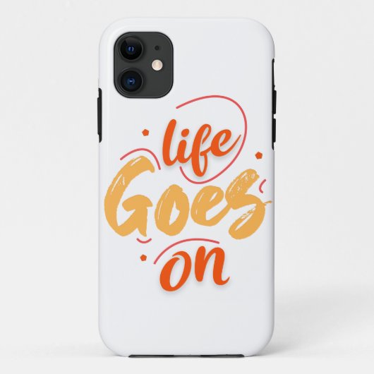 Het leven gaat door Case-Mate iPhone case (Achterkant)