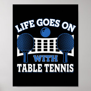 Het leven gaat door met Tennis Ball Game P Poster