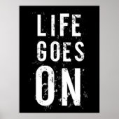 Het leven gaat door poster (Voorkant)