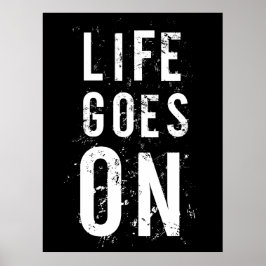 Het leven gaat door poster