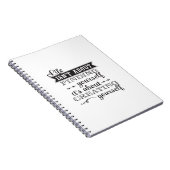 het leven gaat er niet om jezelf te vinden , het g notitieboek (Rechterzijde)