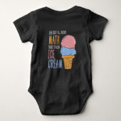 Het leven gaat niet alleen over Wiskunde. Er is oo Romper (Achterkant)