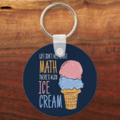 Het leven gaat niet alleen over Wiskunde Funny Sci Sleutelhanger (Voorkant)