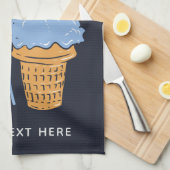 Het leven gaat niet alleen over Wiskunde, maar ook Theedoek (Quarter Fold)