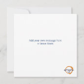 "Het leven gaat niet over" citaat Kaart (Achterkant)