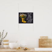 Het leven gaat niet over het vinden van jezelf. poster (Keuken)