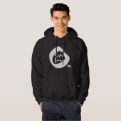 Het leven gaat op Nice tekst Inspirerend Hoodie (Voorkant volledig)