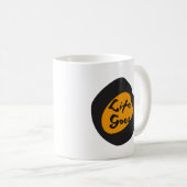 Het leven gaat op Nice tekst Inspirerend Koffiemok (Voorkant rechts)