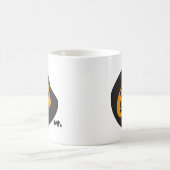 Het leven gaat op Nice tekst Inspirerend Koffiemok (Center)