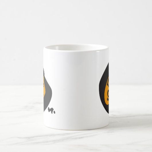 Het leven gaat op Nice tekst Inspirerend Koffiemok (Center)