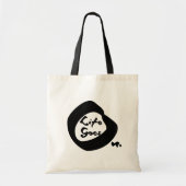 Het leven gaat op Nice tekst Inspirerend Tote Bag (Voorkant)