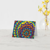 Het leven gaat op Notecards Kaart (Gele Bloem)