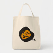 Het leven gaat op tekst Inspirerend Tote Bag (Voorkant)