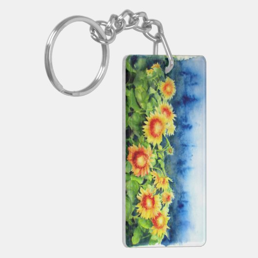 Het leven gaat over de reis - Morning Mist Sleutelhanger (Voorkant Links)