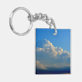 Het leven gaat over de reis sleutelhanger (Voorkant Links)