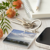 Het leven gaat over de reis sleutelhanger (Voorkant Rechts)