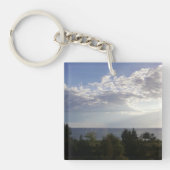 Het leven gaat over de reis sleutelhanger (Voorkant)