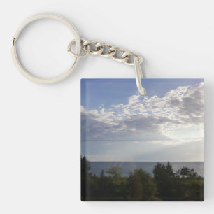 Het leven gaat over de reis sleutelhanger