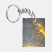 Het leven gaat over de reis sleutelhanger (Voorkant Links)