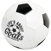 Het Leven Gaat Over Doelen En Assists Voetbal (Drie kwart)