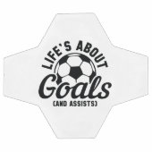 Het Leven Gaat Over Doelen En Assists Voetbal (Enkel)