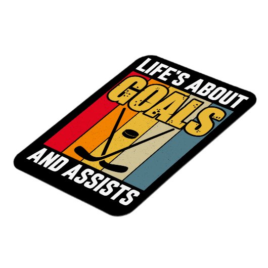 Het leven gaat over doelen en helpt Hockey Magneet (Linkerzijde)