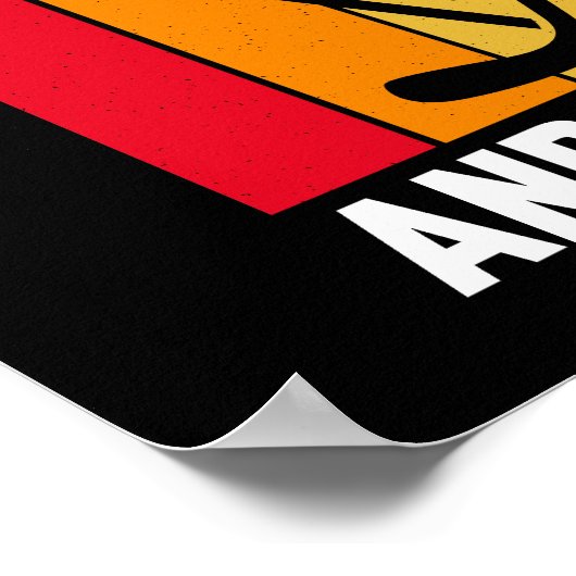 Het leven gaat over doelen en helpt Hockey Poster (Hoek)