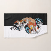 Het leven gaat over evenwicht. Japanse koikarper Bad Handdoek (Handdoek)