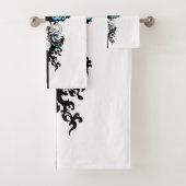 Het leven gaat over evenwicht. Japanse koikarper Bad Handdoek (Insitu)