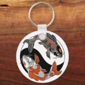 Het leven gaat over evenwicht. Twee symbolen voor  Sleutelhanger (Voorkant)