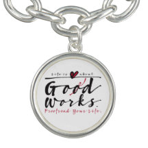 Het leven gaat over God Works armband