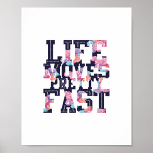 het leven gaat snel poster