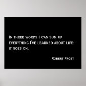 Het leven gaat verder poster (Voorkant)