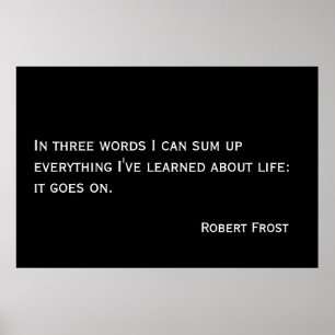 Het leven gaat verder poster