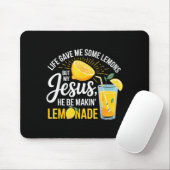 Het Leven Gaf Me Citroen Jesus Citroenlimonade Fun Muismat (Met muis)