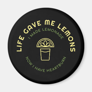 Het leven gaf me Lemons nu ik heb zuurbranden Magn Magneet