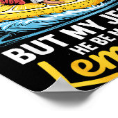 Het leven gaf me wat citroenen maar mijn Jezus maa Poster (Hoek)