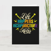 Het leven gebeurt Acupunctueel Helpt, Acupunctie Kaart (Voorkant)