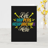 Het leven gebeurt Acupunctueel Helpt, Acupunctie Kaart (Gele Bloem)