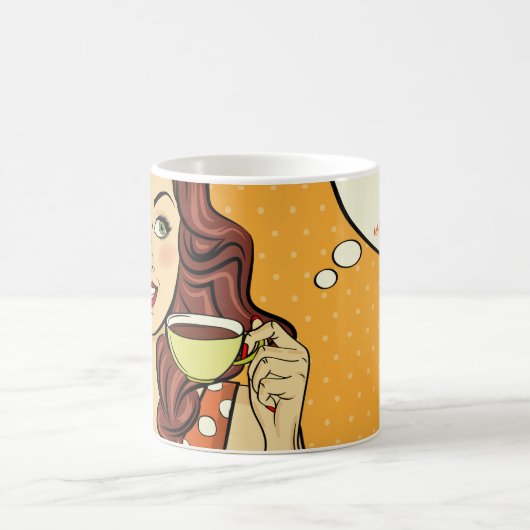 "Het leven gebeurt als je quilt." 11 oz mok (Center)