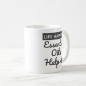 Het leven gebeurt: Essentiële oliën helpen de Mok (Voorkant rechts)