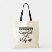 Het leven gebeurt: Essentiële oliën helpen twee ka Tote Bag (Achterkant)